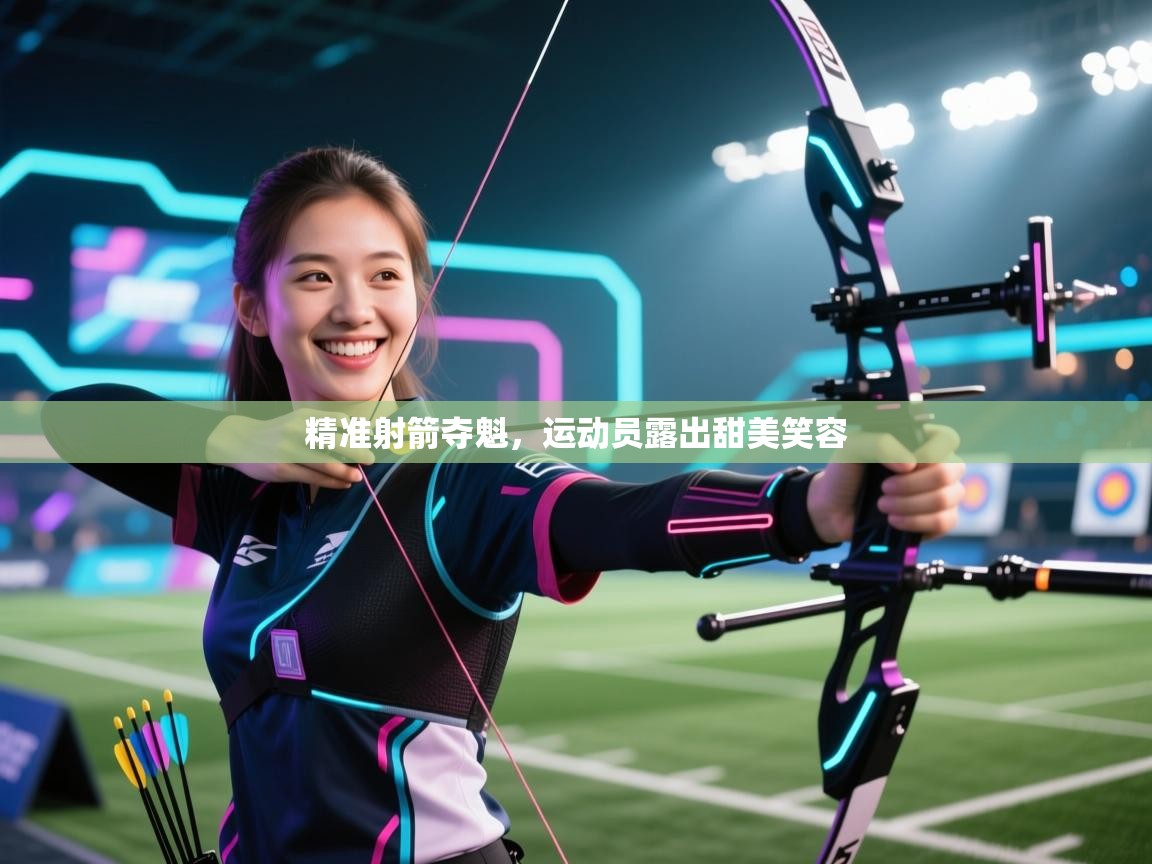 精准射箭夺魁，运动员露出甜美笑容  第1张